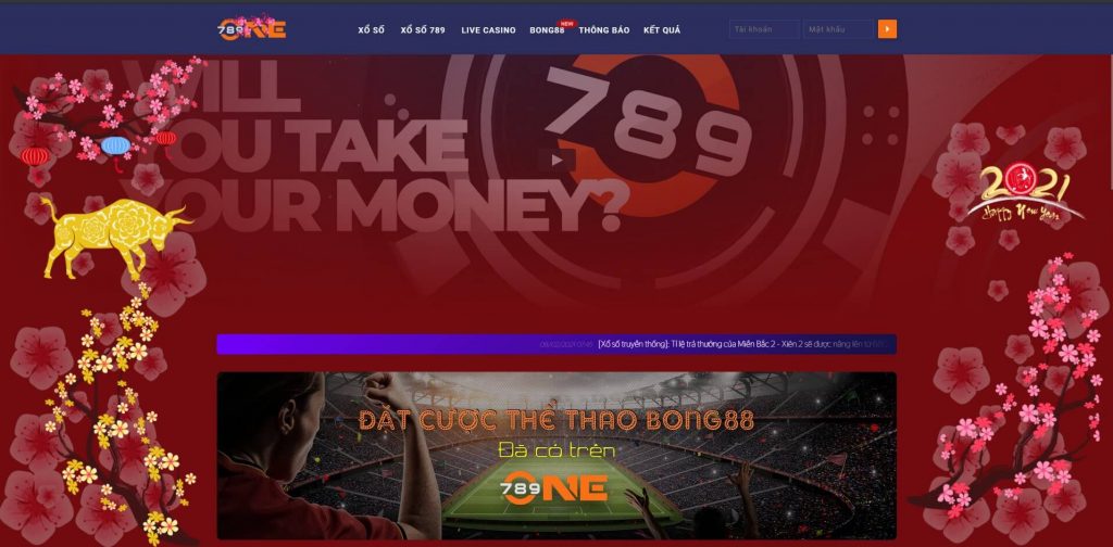 Homepage of One789